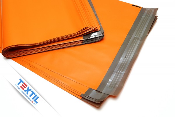 Versandtaschen, Folienbeutel in orange