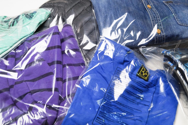 Klappenbeutel für Textilien (Hemden, Shirts, Polos und Jacken)